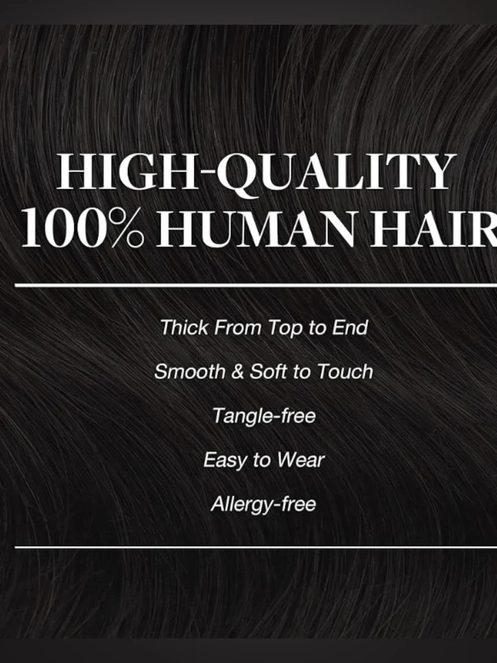 GOO GOO Clip in Hair Extensions Brazilian Human Hair 20 Inch 120g 7Pcs #B1 Black